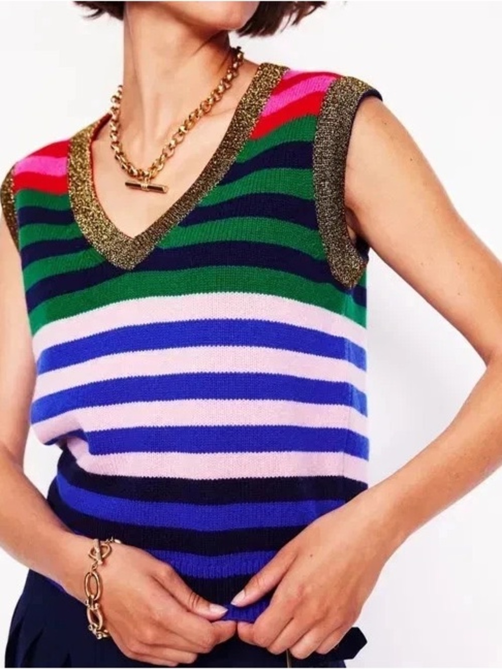 NWT Boden Size Small 100% Merino Wool Vest